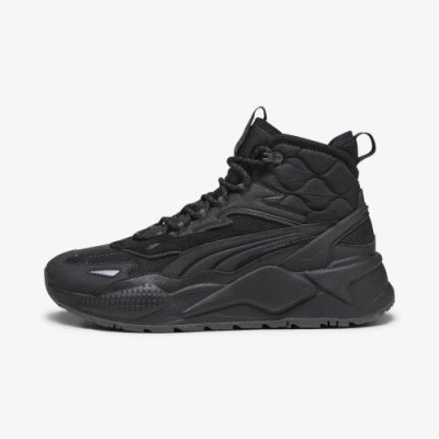 Мужские утепленные кроссовки PUMA RS-X Hi, Черный Новая коллекция / Одежда, обувь и аксессуары | V4.Market