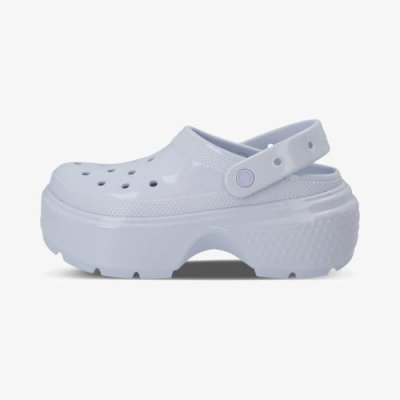 Женские сабо Crocs Stomp High Shine Clog, Серебряный / Скидки | Одежда, обувь и аксессуары | V4.Ru: Маркетплейс