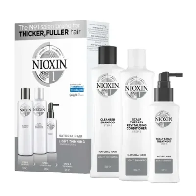 NIOXIN Набор для волос Система 1 (шампунь очищающий 150 мл, кондиционер увлажняющий 150 мл, маска питательная 50 мл) / Наборы | Товары для красоты | V4.Ru: Маркетплейс