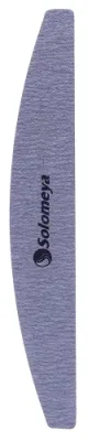 SOLOMEYA Пилка для ногтей 100/180 Арка / Halfmoon zebra file with logo / Пилки | Товары для красоты | V4.Ru: Маркетплейс