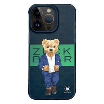 Чехол-накладка Zuck Bear French Riviera Chic Kapak - Saint-Tropez Shimm для Apple iPhone 15 Pro пластиковый (прозрачно-фиолетовый) для iPhone 15/15 Pro / Электроника | V4.Market