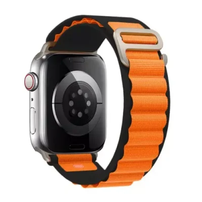 Ремешок Mutural Watch Band Alpine Loopback Series для Apple Watch 38/40/41mm (Black/Orange) / Ремешки и браслеты для умных часов Apple | Электроника | V4.Ru: Маркетплейс