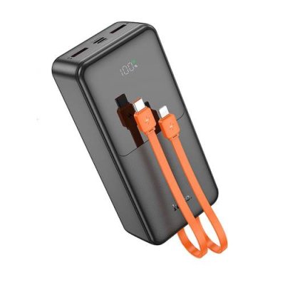 Внешний аккумулятор Hoco J119B Sharp charger 30000mAh 2хUSB/Type-C/MicroUSB/кабель Lightning + Type-C (черный) / Универсальные внешние аккумуляторы | Электроника | V4.Ru: Маркетплейс