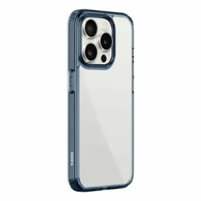 Чехол-накладка Kzdoo Guardian Case для iPhone 15 Pro Max пластиковый прозрачный (синяя рамка) / для iPhone 15 Plus/16 Plus | Электроника | V4.Ru: Маркетплейс