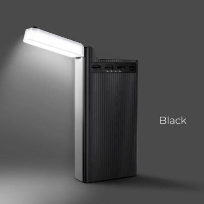 Универсальный внешний аккумулятор Hoco J62 Jove Table Lamp Power Bank 30000mAh 5V/2A индикатор, настольная лампа (черный) / Универсальные внешние аккумуляторы | Электроника | V4.Ru: Маркетплейс