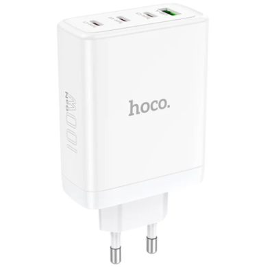 Сетевое зарядное устройство Hoco (N31) Leader USB/3xType-C PD 100W + кабель Type-C/Type-C 1m (белый) / Сетевые зарядные устройства | Электроника | V4.Ru: Маркетплейс