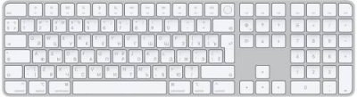 Беспроводная клавиатура Apple Magic Keyboard with Touch ID and Numeric Keypad русская (белый) (MK2C3) / Клавиатуры, мыши, тачпады | Электроника | V4.Ru: Маркетплейс