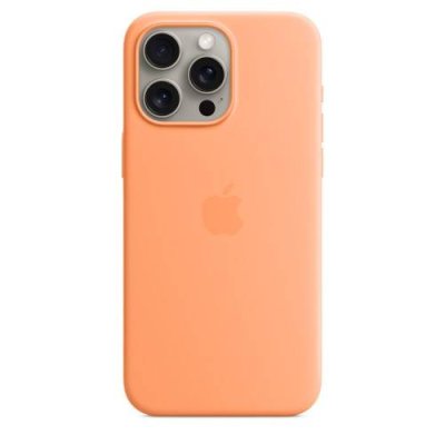 Чехол-накладка Silicone Case with MagSafe для iPhone 15 Pro Max силиконовый (оранжевый) / для iPhone 15 Plus/16 Plus | Электроника | V4.Ru: Маркетплейс