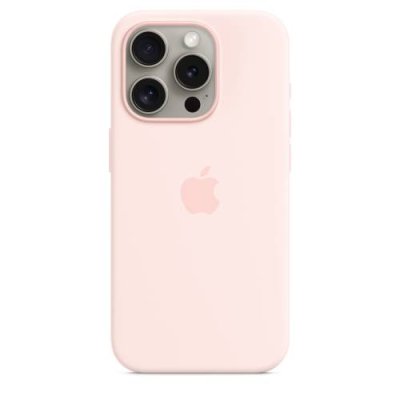 Чехол-накладка Silicone Case with MagSafe для iPhone 15 Pro силиконовый (светло-розовый) / для iPhone 15/16 | Электроника | V4.Ru: Маркетплейс