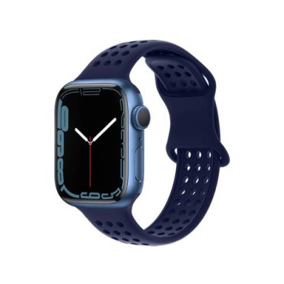 Ремешок Hoco WA08 Flexible для Apple Watch 42/44/45/49mm силикон (синий) / Ремешки и браслеты для умных часов Apple | Электроника | V4.Ru: Маркетплейс