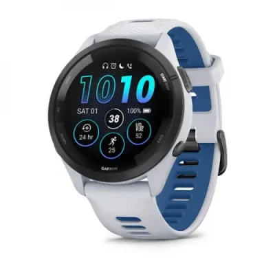 Смарт-часы Garmin Forerunner 265 Black Bezel with Whitestone Case and Whitestone/Tidal Blue Silicone Band / Garmin | Электроника | V4.Ru: Маркетплейс