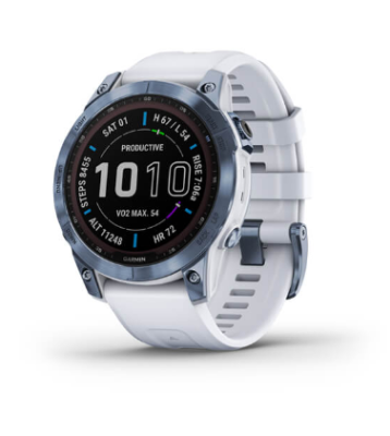 Смарт-часы Garmin Fenix 7X Sapphire Solar Mineral Blue DLC Titanium with Whitestone Band / Garmin | Электроника | V4.Ru: Маркетплейс