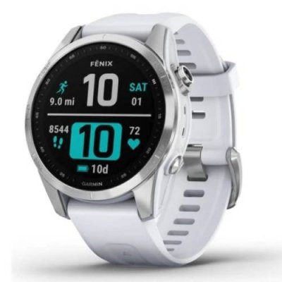 Смарт-часы Garmin Fenix 7S Standard Edition Silver with Whitestone Band / Garmin | Электроника | V4.Ru: Маркетплейс