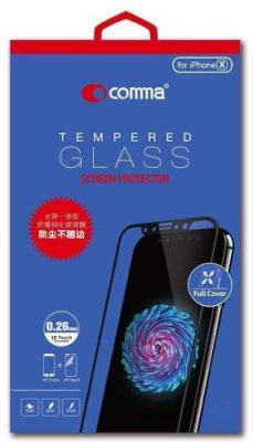 Защитное стекло Comma Tempered Glass Screen Protector 0.26mm для Apple iPhone 7 Plus /8 Plus цветное (черная рамка) для iPhone 7 Plus/8 Plus / Электроника | V4.Market