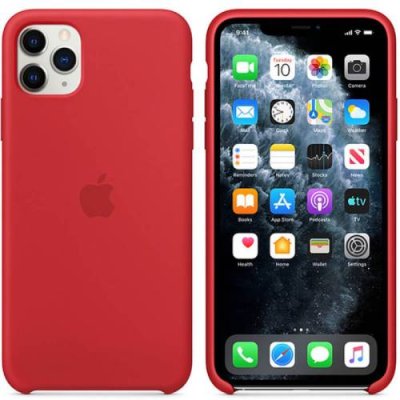 Чехол-накладка Devia Nature Series Silicone Case для Apple iPhone 11 Pro Max (Red) для iPhone 11 Pro Max / Электроника | V4.Market