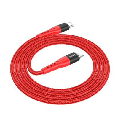 Кабель Hoco U64 Superior PD charging cable (Type-C) на (Lighting) 120 см (красный) Кабели / Электроника | V4.Market