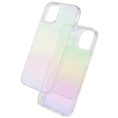 Чехол-накладка Zagg Iridescent Anti-microbial для iPhone 13 Pro Max пластиковый (фиолетово-зеленый градиент) для iPhone 13 Pro Max / Электроника | V4.Market