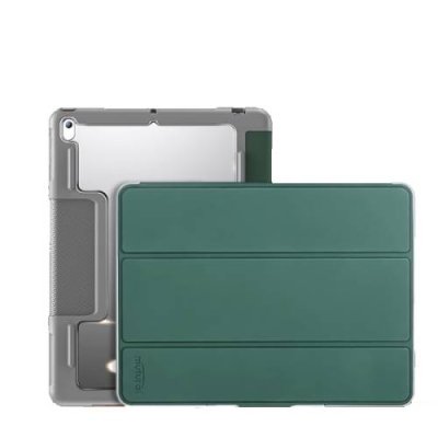 Чехол-книжка Mutural Folio Case для Apple iPad 7 (10.2) 2019 / iPad 8 (10.2) 2020 / iPad 9 (10.2) 2021 (полиуретан с подставкой) (темно-зеленый) для Apple iPad 7 (10.2) 2019 / iPad 8 (10.2) 2020 / iPad 9 (10.2) 2021 / Электроника | V4.Market