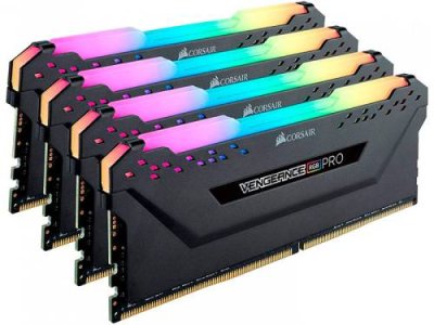 Оперативная память Corsair Vengeance RGB PRO 32 ГБ (16 ГБ x 2) DDR4 3200 МГц DIMM CL16 CMW32GX4M2E3200C16 Модули памяти / Электроника | V4.Market