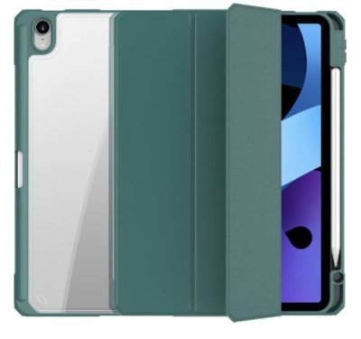 Чехол-книжка Mutural Folio Case для Apple iPad mini 6 (2021) (полиуретан с подставкой) (темно-зеленый) для Apple iPad mini 6 (2021) / Электроника | V4.Market