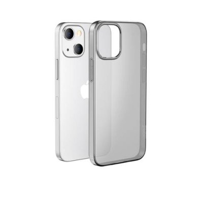 Чехол-накладка Hoco Light Series TPU для iPhone 13 Mini силиконовый (прозрачно-черный) для iPhone 13 Mini / Электроника | V4.Market