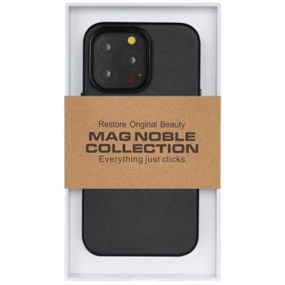 Чехол-накладка Kzdoo Mag Noble Collection MagSafe Series для Apple iPhone 14 Pro искусcтвенная кожа (черный) для iPhone 14/14 Pro / Электроника | V4.Market