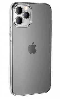 Чехол-накладка Hoco Light Series TPU для iPhone 14 Pro Max силиконовый (прозрачно-черный) для iPhone 14 Plus/14 Pro Max / Электроника | V4.Market