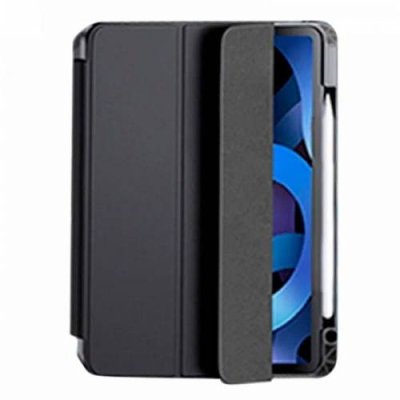 Чехол-книжка WIWU Magnetic Folio Case для Apple iPad 10 (10.9) 2022 (полиуретан с подставкой/отсек для стилуса) (черный) для Apple iPad Air 4 (10.9) 2020/Air 5 (10.9) 2022/iPad 10 (10.9) 2022 / Электроника | V4.Market