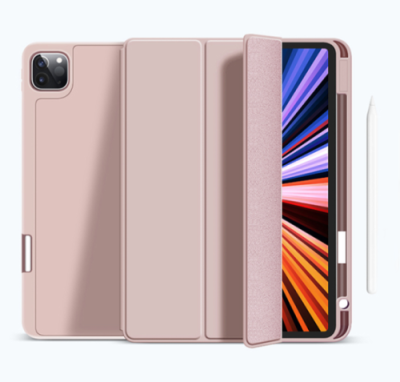 Чехол-книжка WIWU Protective Case для Apple iPad 10.9"/11" (2018-2021) (полиуретан с подставкой) (розовый) для Apple iPad Pro 11 (2018) / Pro 2 (11) 2020 / Pro 3 (11) 2021/Pro 4 (11) 2022 / Электроника | V4.Market