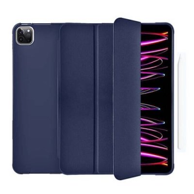 Чехол-книжка WIWU Classic II Case для Apple iPad 10 (10.9) 2022 (полиуретан с подставкой) (GF-02) (темно-синий) для Apple iPad Air 4 (10.9) 2020/Air 5 (10.9) 2022/iPad 10 (10.9) 2022 / Электроника | V4.Market