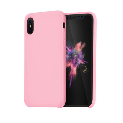 Чехол-накладка Silicone Case Series для Apple iPhone XS Max (ярко-розовый) для iPhone XS Max / Электроника | V4.Market