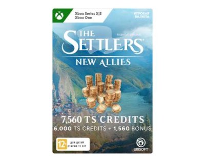 Игровая валюта The Settlers: New Allies: 7560 Credits Pack (цифровая версия) (Xbox One + Xbox Series X|S) (RU) / Игры для ПК | Компьютерная техника | V4.Ru: Маркетплейс