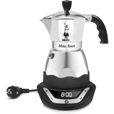 BIALETTI Кофеварка для эспрессо на 6 чашек 365 Вт Moka Electric Timer Bialetti / Кофеварки | Товары для дома | V4.Ru: Маркетплейс