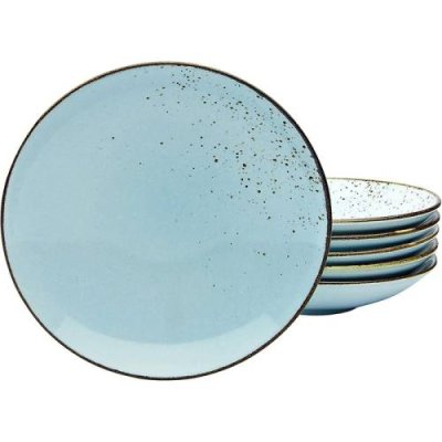 CreaTable Набор тарелок для супа из керамогранита 22 см, 6 предметов Nature Collection Light Blue 22066 CreaTable / Суповые тарелки | Товары для дома | V4.Ru: Маркетплейс