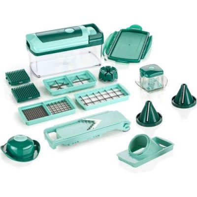 Genius Терка 16 предметов, зеленая Nicer Dicer Fusion Julietti Genius / Терки | Товары для дома | V4.Ru: Маркетплейс