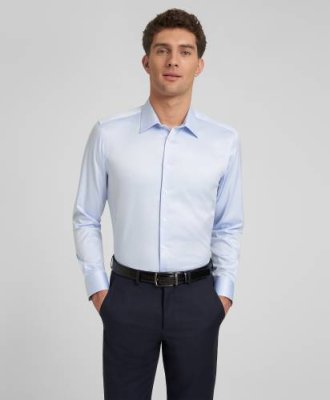 Рубашка полуприлегающий силуэт HENDERSON SHL-2706-S BLUE / Рубашки Non-Iron + Stretch | Одежда, обувь и аксессуары | V4.Ru: Маркетплейс