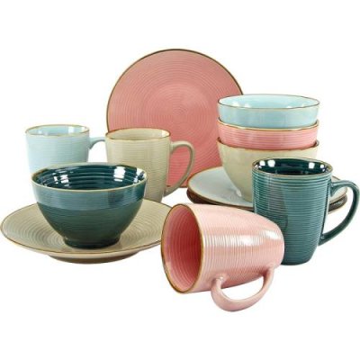 CreaTable Столовый сервиз из керамогранита на 4 человека 12 предметов Cosy Morning Series 22245 CreaTable / Столовые сервизы | Товары для дома | V4.Ru: Маркетплейс