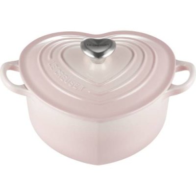 Le Creuset Жаровня 20 см/1,9 л Shell Pink Heart Le Creuset / Жаровни | Товары для дома | V4.Ru: Маркетплейс