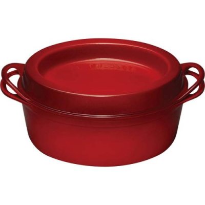 Le Creuset Кастрюля для запекания Дофу 32 см вишневая Le Creuset / Жаровни | Товары для дома | V4.Ru: Маркетплейс