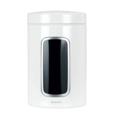 Brabantia Емкость для хранения сыпучих продуктов с окном 1,4 л белая Brabantia / Емкости для хранения | Товары для дома | V4.Ru: Маркетплейс