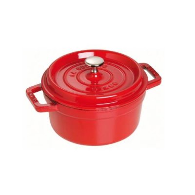 Staub Кокот круглый 20 см, вишневый Staub / Формы для запекания | Товары для дома | V4.Ru: Маркетплейс