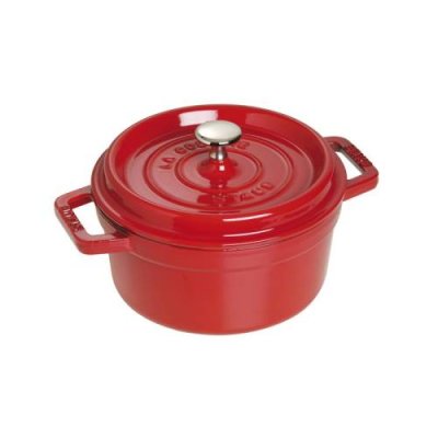 Staub Кокот круглый 22 см, вишневый Staub / Формы для запекания | Товары для дома | V4.Ru: Маркетплейс