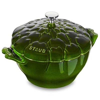 Staub Кокот "Артишок", 22 см, зеленый Staub / Формы для запекания | Товары для дома | V4.Ru: Маркетплейс