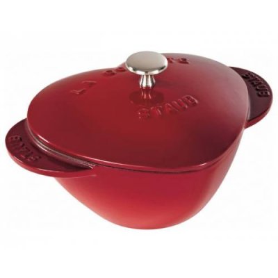 Staub Кокот "Сердце" 20 см, вишневый Staub / Формы для запекания | Товары для дома | V4.Ru: Маркетплейс