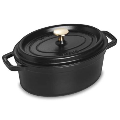 Staub Кокот овальный 27 см, черный Staub / Формы для запекания | Товары для дома | V4.Ru: Маркетплейс