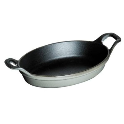 Staub Форма для запекания 24 х 17 см овальная Graphite Grey Staub / Формы для запекания | Товары для дома | V4.Ru: Маркетплейс