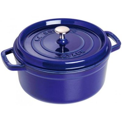 Staub Кокот круглый 26 см, темно-синий Staub / Формы для запекания | Товары для дома | V4.Ru: Маркетплейс