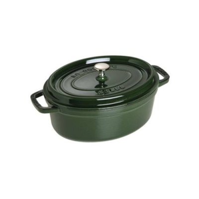 Staub Кокот овальный 31 см, зеленый базилик Staub / Формы для запекания | Товары для дома | V4.Ru: Маркетплейс