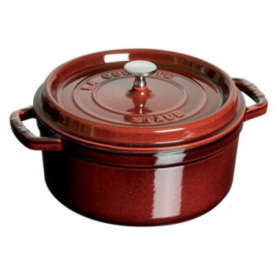 Staub Кокот круглый 26 см, гранатовый Staub / Формы для запекания | Товары для дома | V4.Ru: Маркетплейс