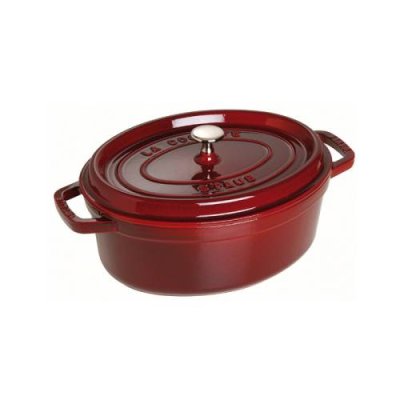 Staub Кокот овальный 31 см, вишневый Staub / Формы для запекания | Товары для дома | V4.Ru: Маркетплейс